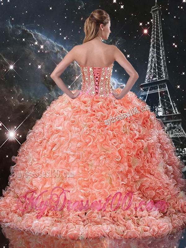 Beautiful Ball Gown Sweetheart Matching Sister Dresses with Beading
