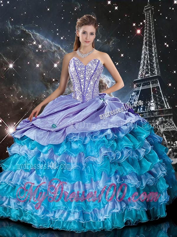 New Arrivals Ball Gown Beading and Ruffled Layers Matching Sister Dresses