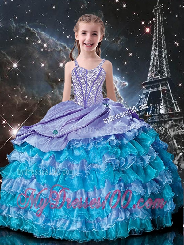 New Arrivals Ball Gown Beading and Ruffled Layers Matching Sister Dresses