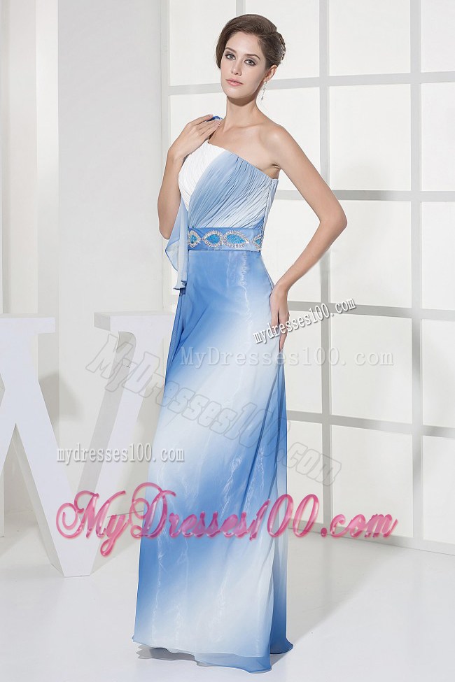 Elegant One Shoulder For 2013 Summer Maxi Dresses With Ruching