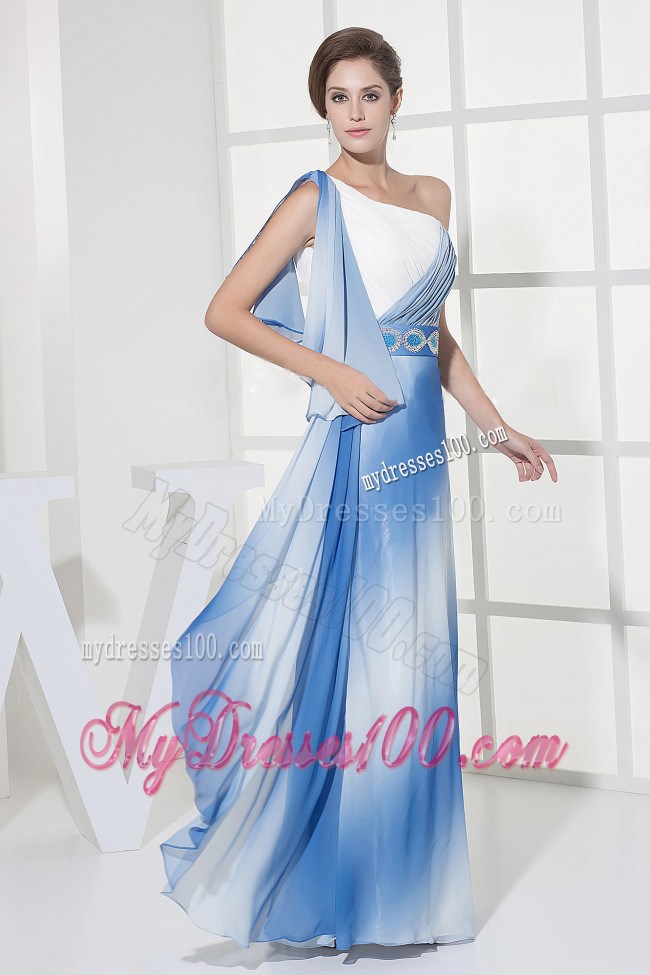 Elegant One Shoulder For 2013 Summer Maxi Dresses With Ruching