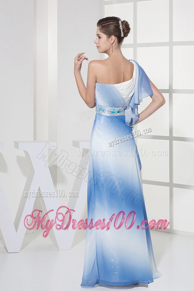Elegant One Shoulder For 2013 Summer Maxi Dresses With Ruching