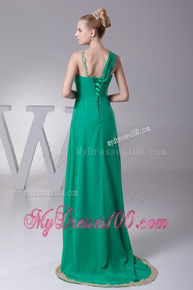 Empire Turquoise and Hand Made Flowers Summer Maxi Dresses Lace