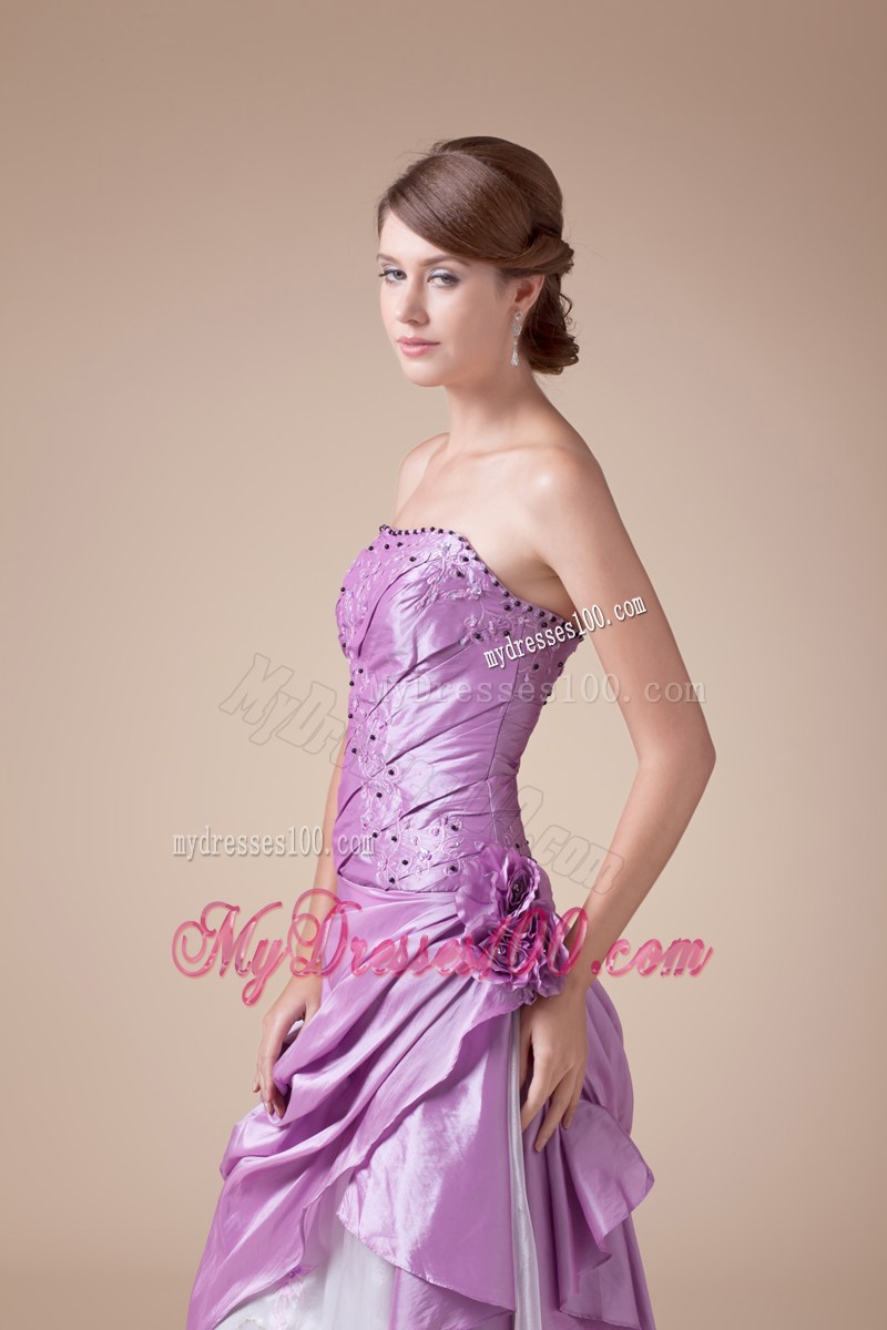 2013 New Arrival A-Line / Princess Strapless Prom Dress