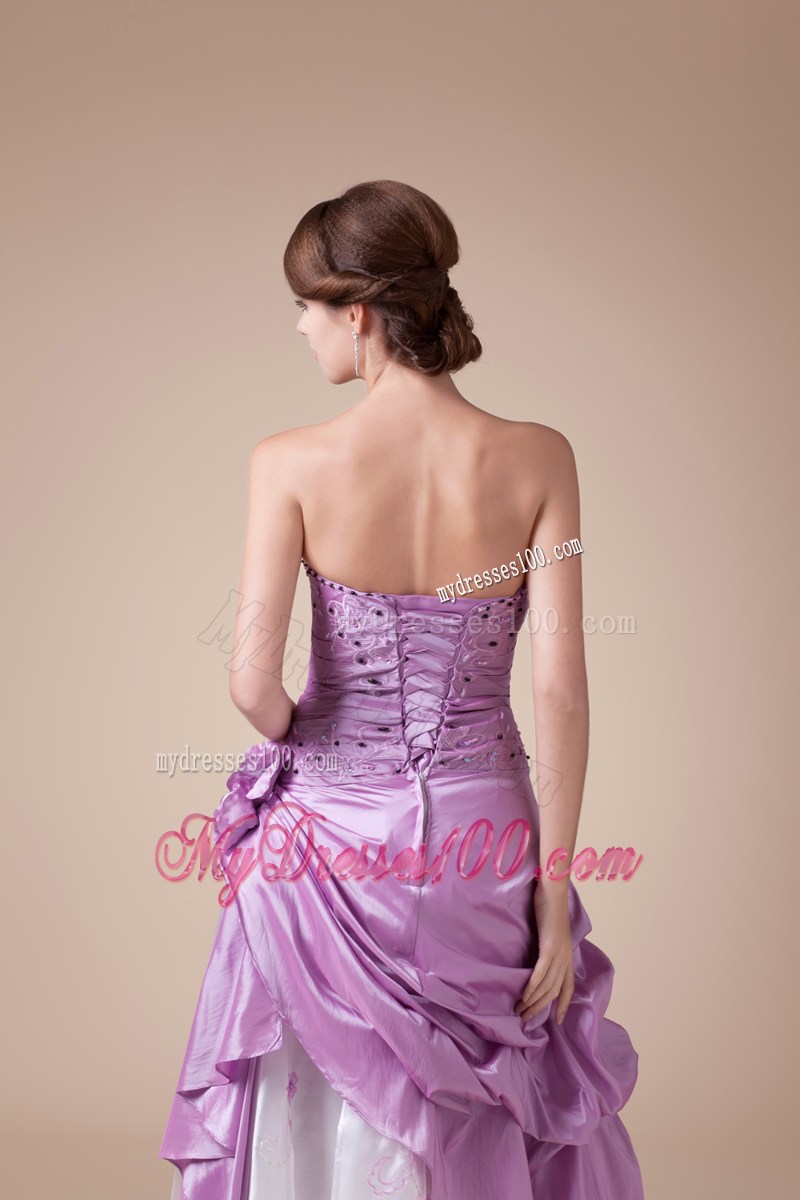 2013 New Arrival A-Line / Princess Strapless Prom Dress