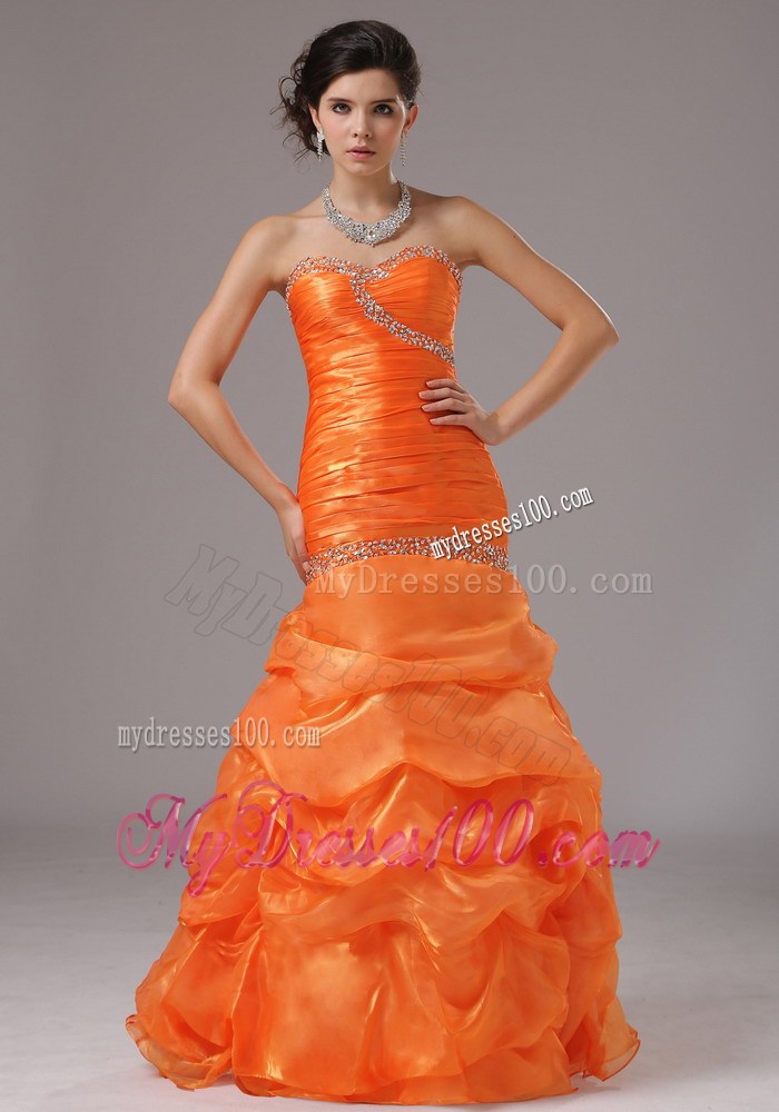 Mermaid Beaded Bust and Ruched Bodice For 2013 Prom Dress