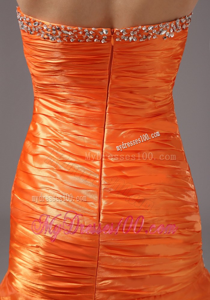 Mermaid Beaded Bust and Ruched Bodice For 2013 Prom Dress