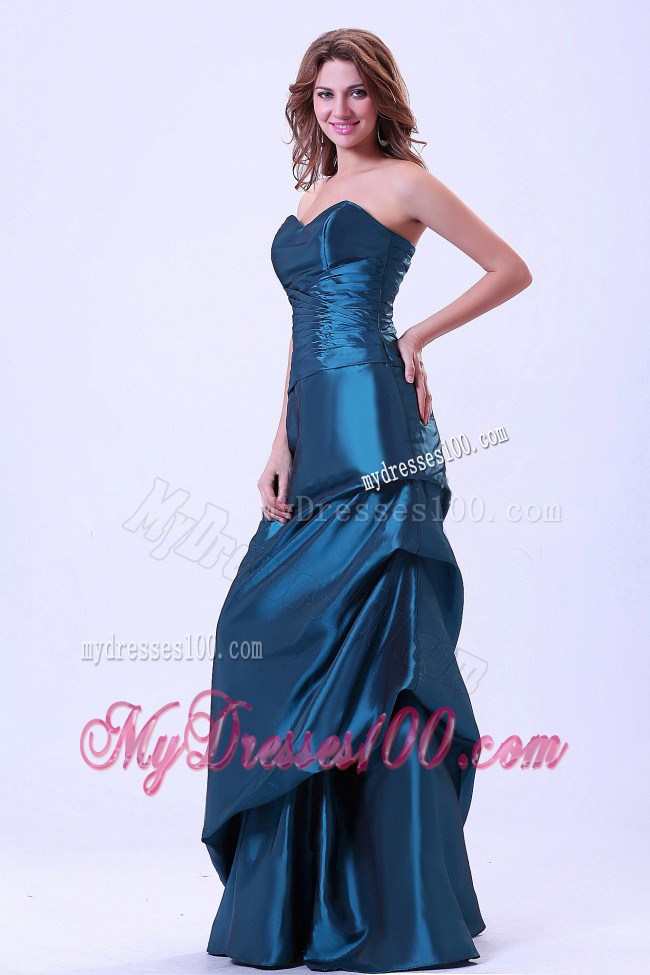 2013 Discount Blue Sweetheart Column Prom Evening Dress