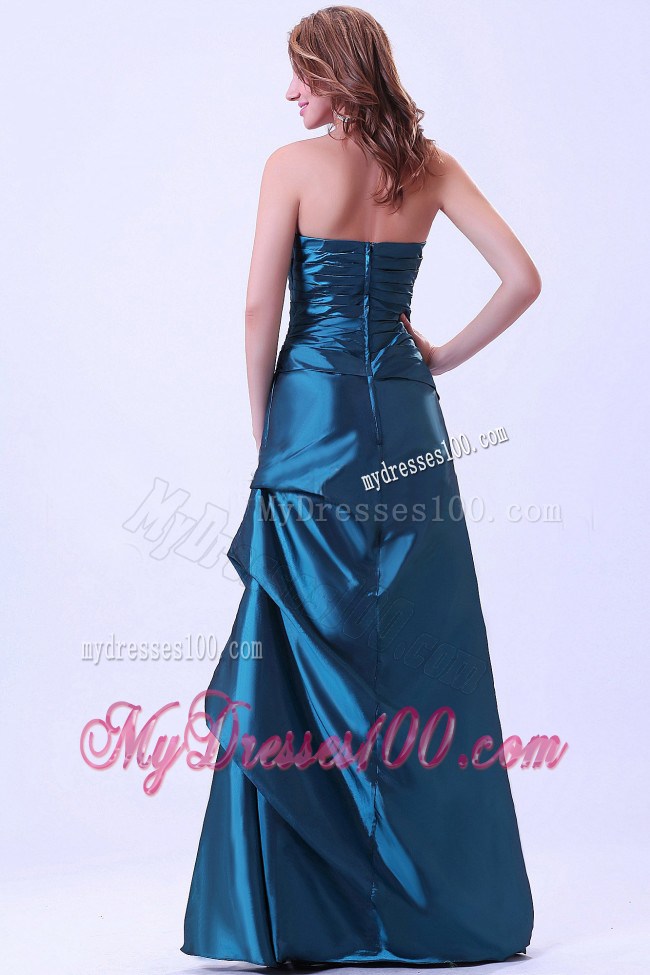 2013 Discount Blue Sweetheart Column Prom Evening Dress