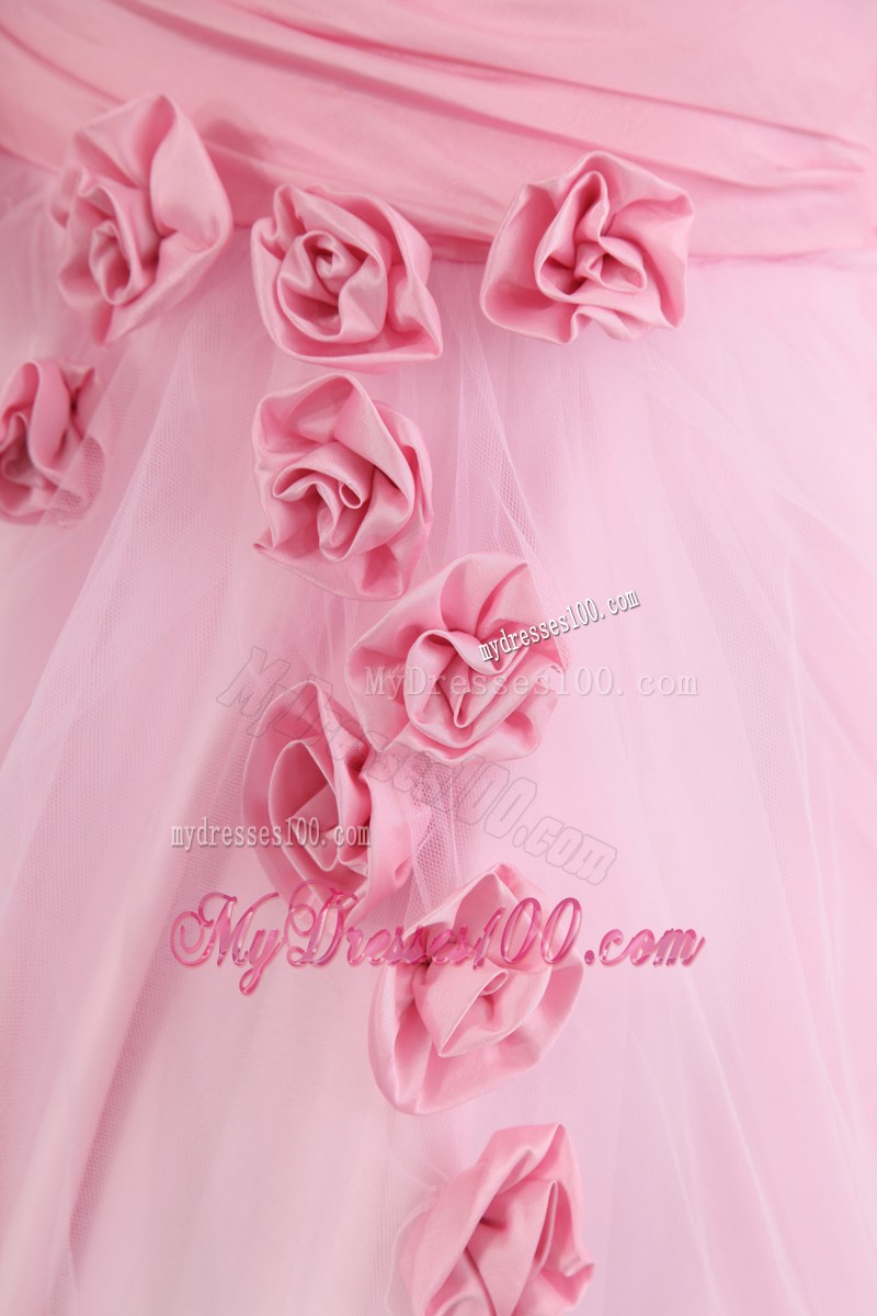 2013 Cute Pink Sweetheart Prom Evening Dress with Appliques