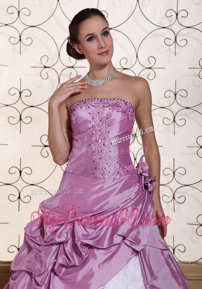 Hand Made Flowers Embroidery With Beading Evening Dress