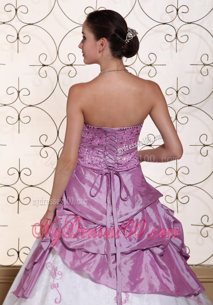 Hand Made Flowers Embroidery With Beading Evening Dress