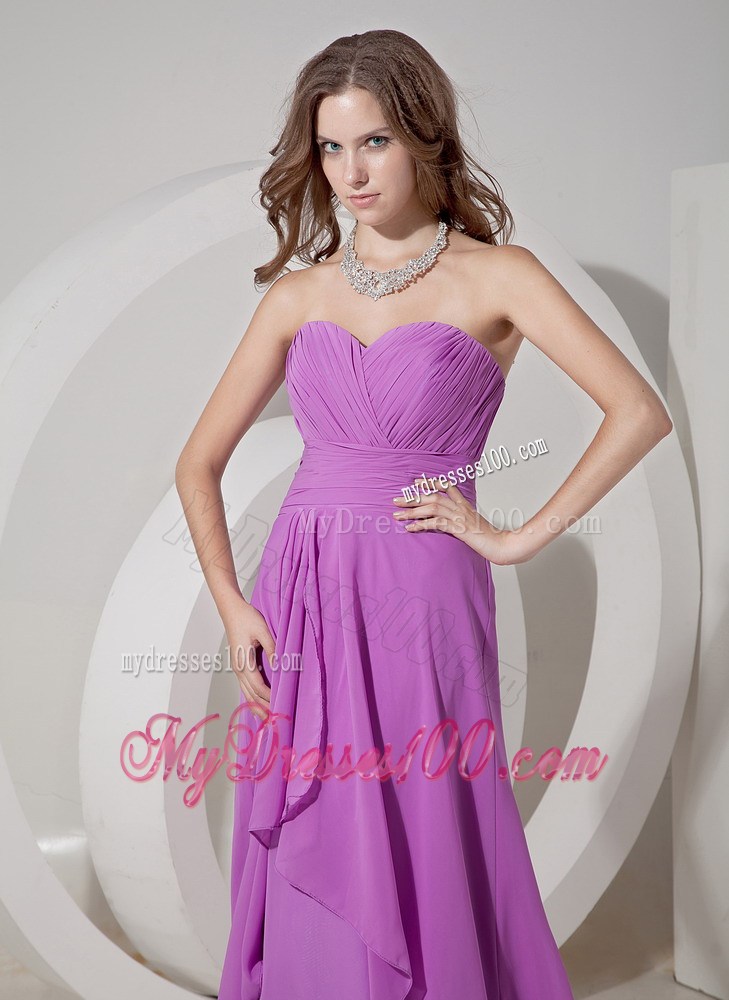 2013 Cheap Lavender Empire Sweetheart Prom Evening Dress