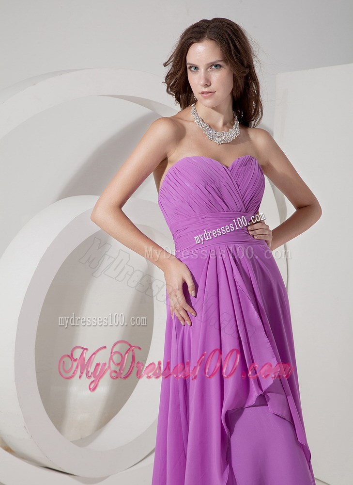 2013 Cheap Lavender Empire Sweetheart Prom Evening Dress