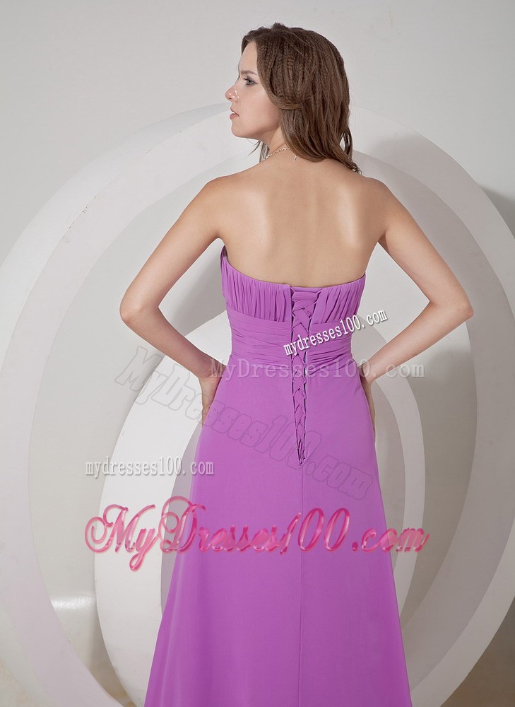 2013 Cheap Lavender Empire Sweetheart Prom Evening Dress
