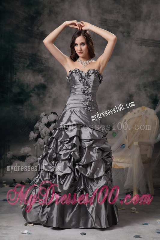 Gorgeous Grey Column Sweetheart Evening Dress Beading