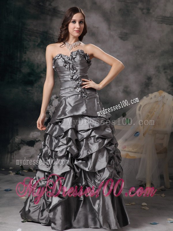 Gorgeous Grey Column Sweetheart Evening Dress Beading