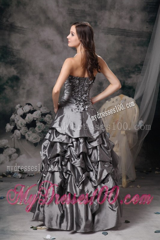 Gorgeous Grey Column Sweetheart Evening Dress Beading