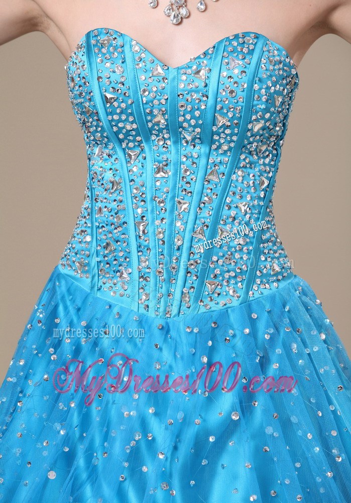 Beading Decorate Bodice A-line Sweetheart Neckline Floor-length 2013 Prom / Evening Dress