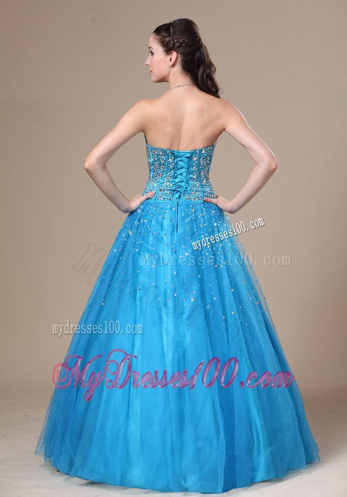 Beading Decorate Bodice A-line Sweetheart Neckline Floor-length 2013 Prom / Evening Dress