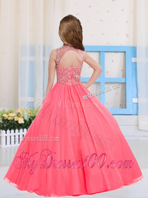 Fashionable Ball Gowns Straps Mini Quinceanera Dress with Beading