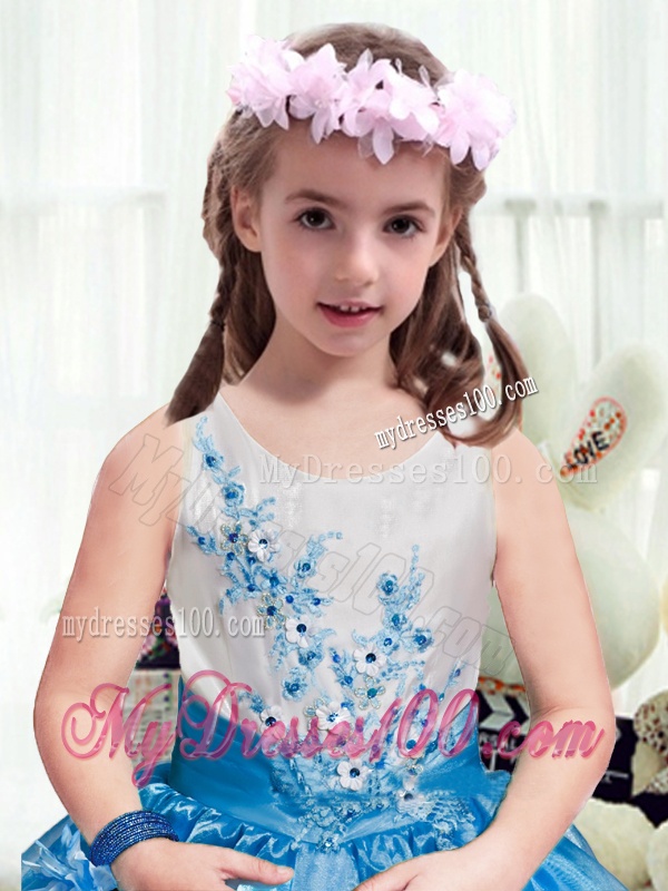 Modern Appliques Multi Color Mini Quinceanera Dresses for 2016
