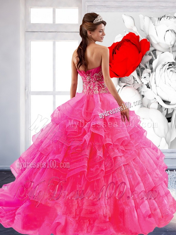 Artistic Sweetheart Ball Gown 2016 Quinceanera Dress with Appliques