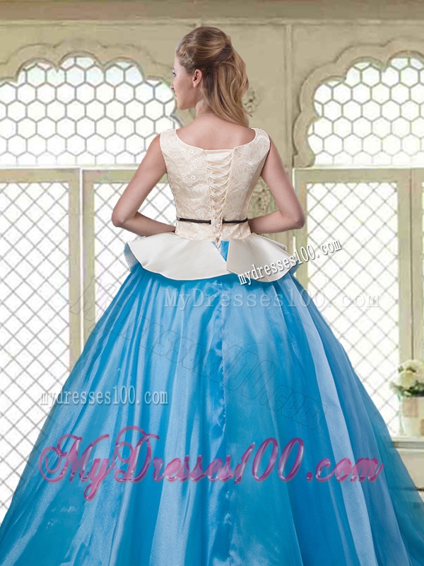Classical Ball Gown Scoop Quinceanera Dresses with Beading