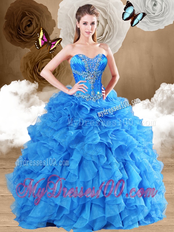 New Arrivals Ball Gown Sweet 16 Gowns with Beading and Ruffles