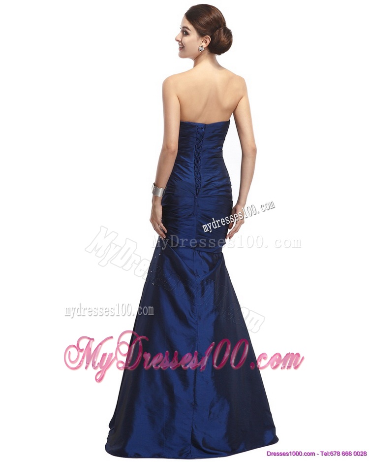 2016 The Super Hot Strapless Mermaid Evening Dress with Beading