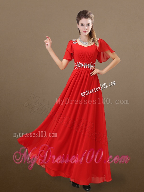 Perfect Empire Beading Evening Dress for 2016 Fall