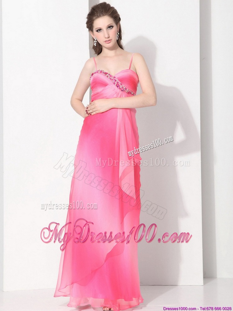 Remarkable 2016 Spaghetti Straps Evening Dress in Multi Color