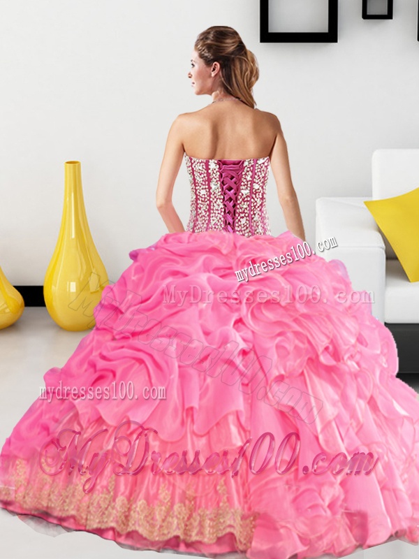 Exclusive Sweetheart 2016 Quinceanera Gown with Pick Ups and Beading