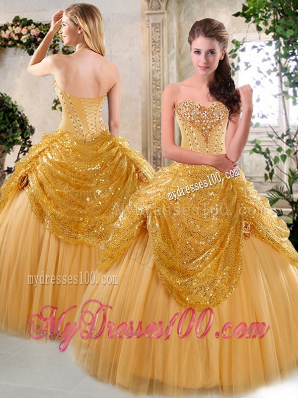 The Most Popular Floor Length Quinceanera Dresses with Beading and Paillette for Fall