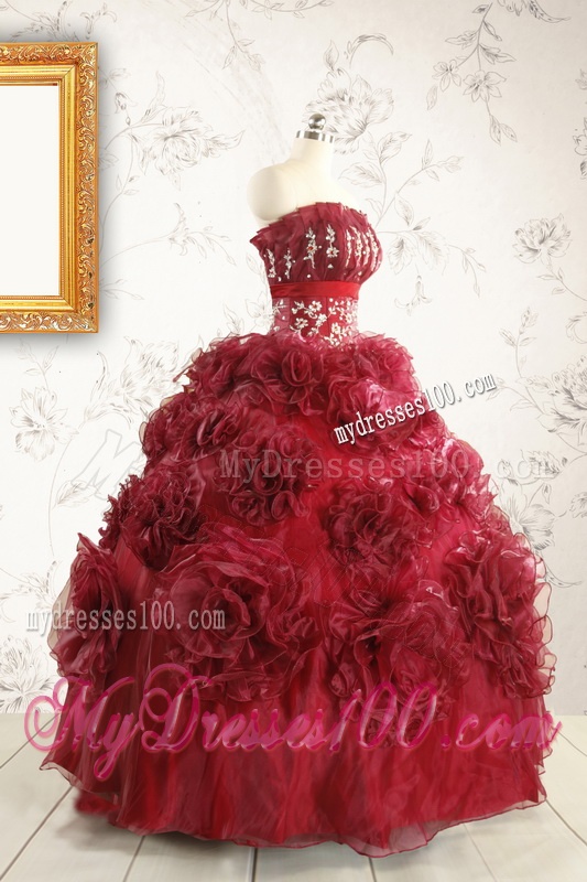 Unique Quinceanera Dresses with Hand Made Flowers for 2016