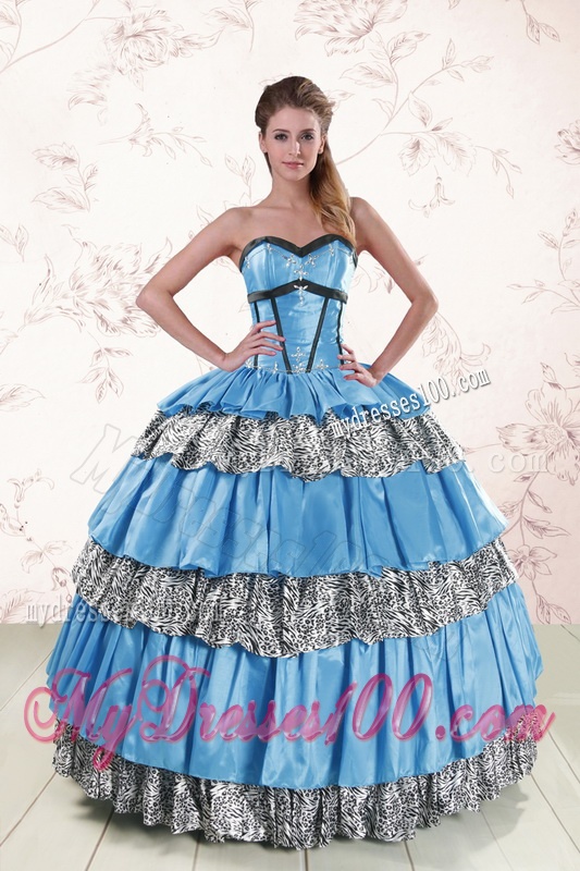 Unique Sweetheart Ball Gown Beading Quinceanera Dresses for 2016
