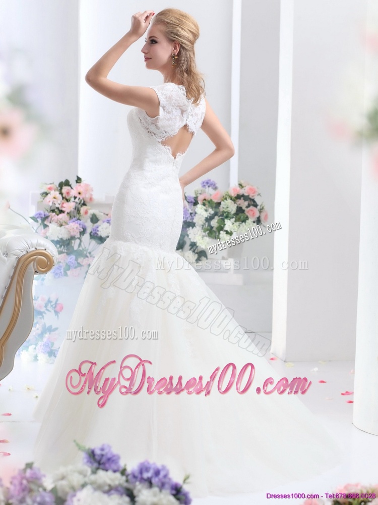 2016 Elegant Sweetheart Wedding Dress with Lace