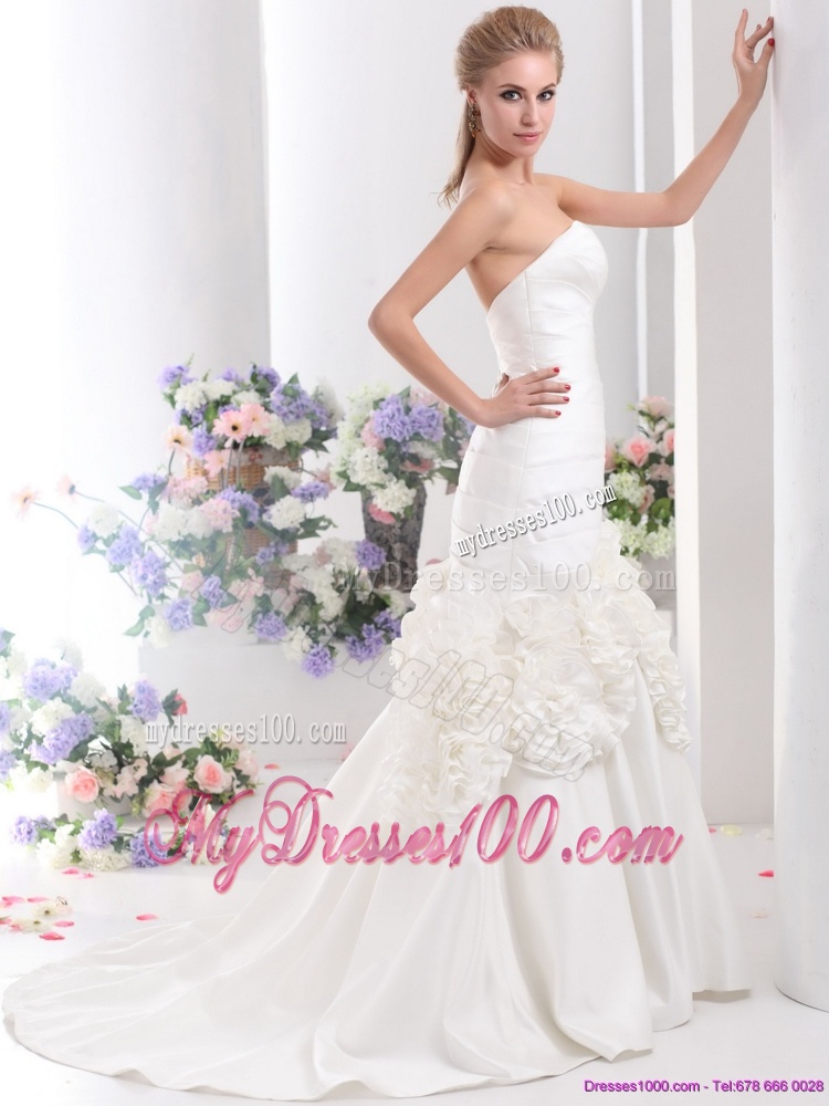 2016 Wonderful Sweetheart Wedding Dress with Ruching