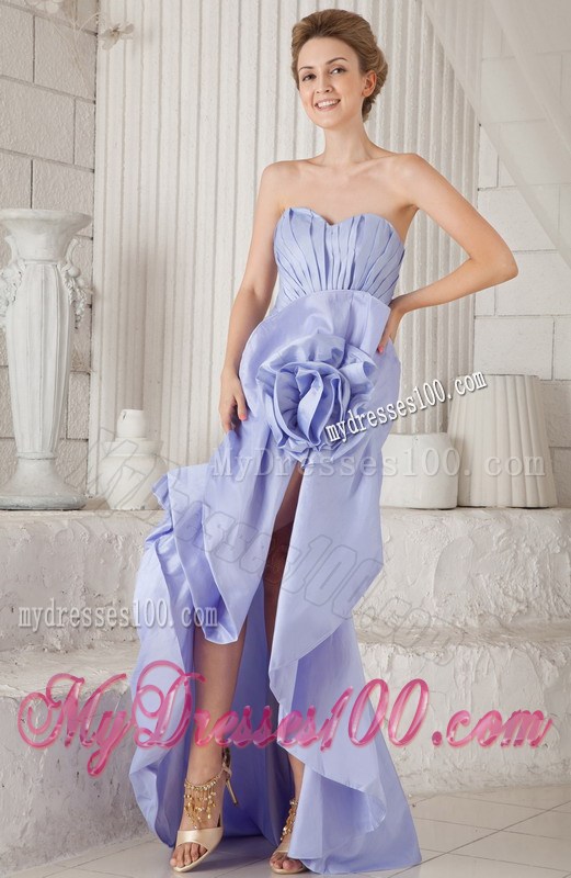 Lilac Mermaid Sweetheart Asymmetrical Pageant Dresses with Ruching