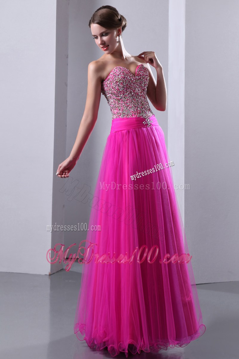 Fuchsia Sweetheart 2013 Perfect Pageant Dresses with Beading