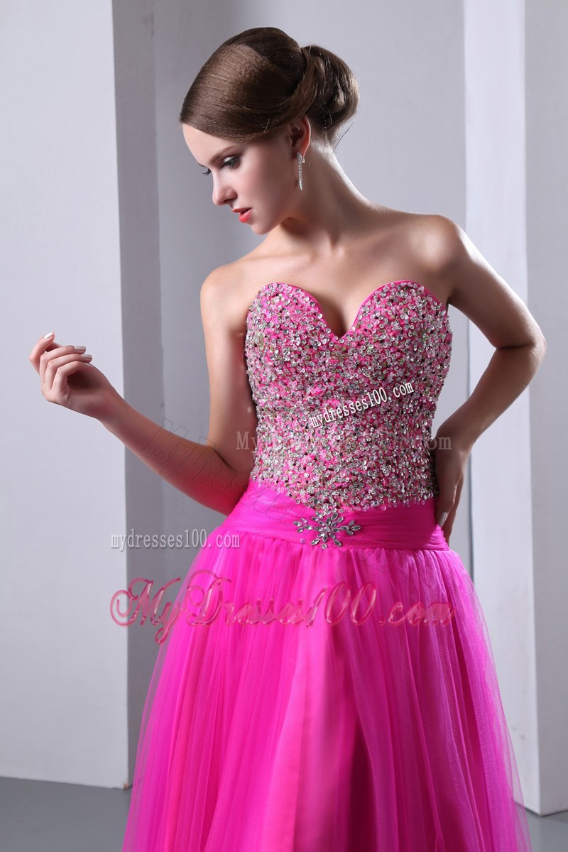 Fuchsia Sweetheart 2013 Perfect Pageant Dresses with Beading