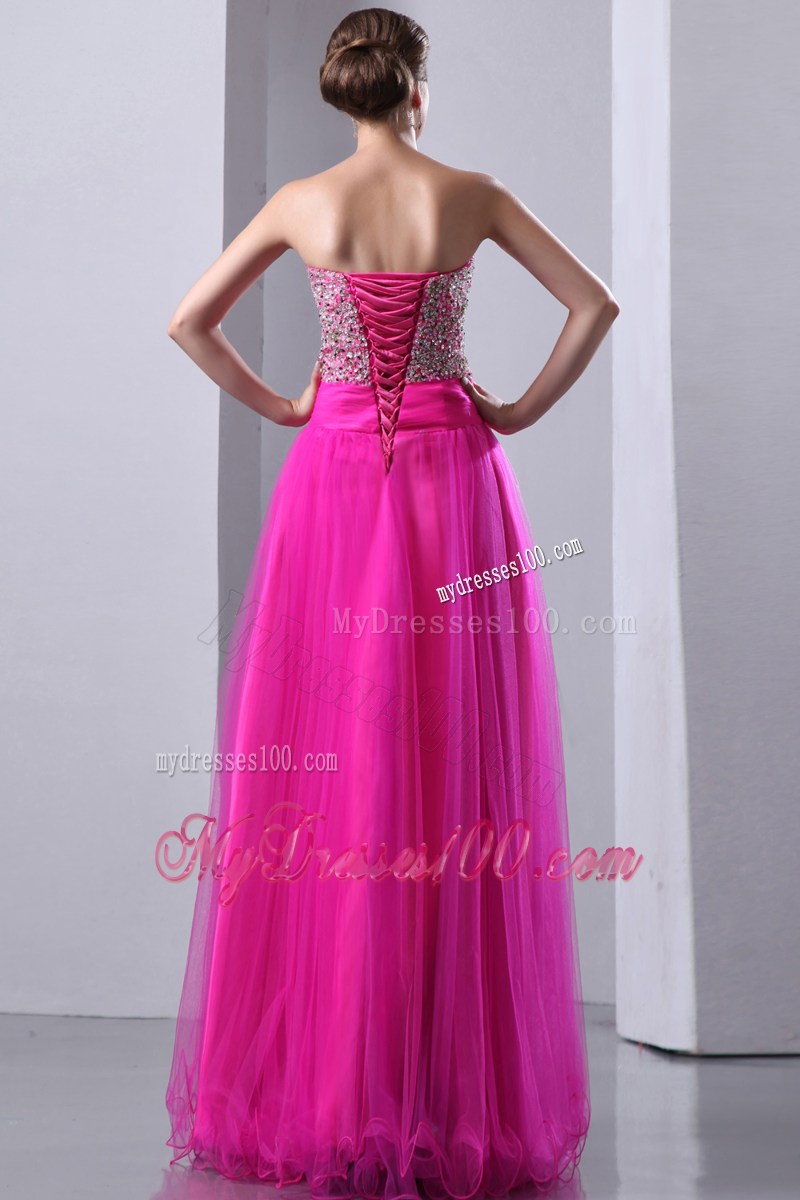 Fuchsia Sweetheart 2013 Perfect Pageant Dresses with Beading