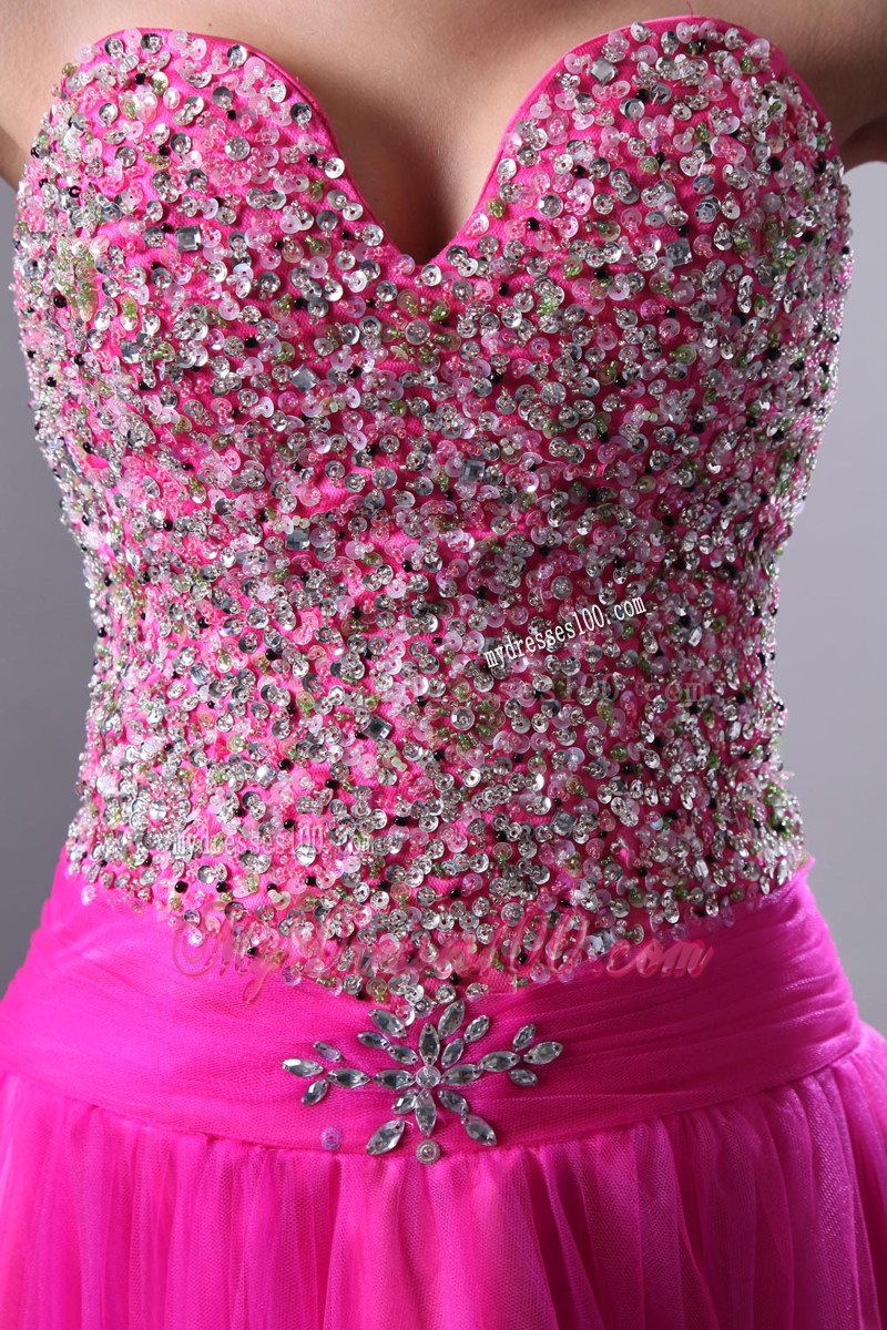 Fuchsia Sweetheart 2013 Perfect Pageant Dresses with Beading