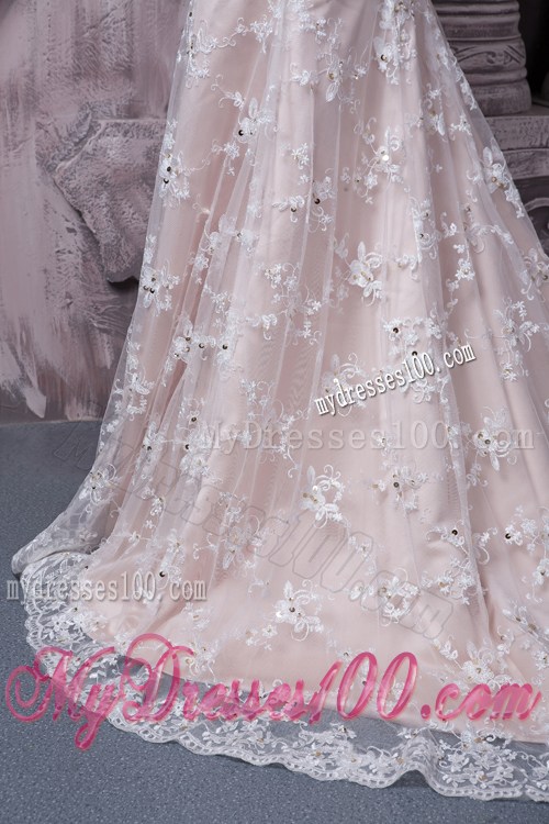 Modern Champagne Pageant Dresses Column Scoop Flowers Brush Train