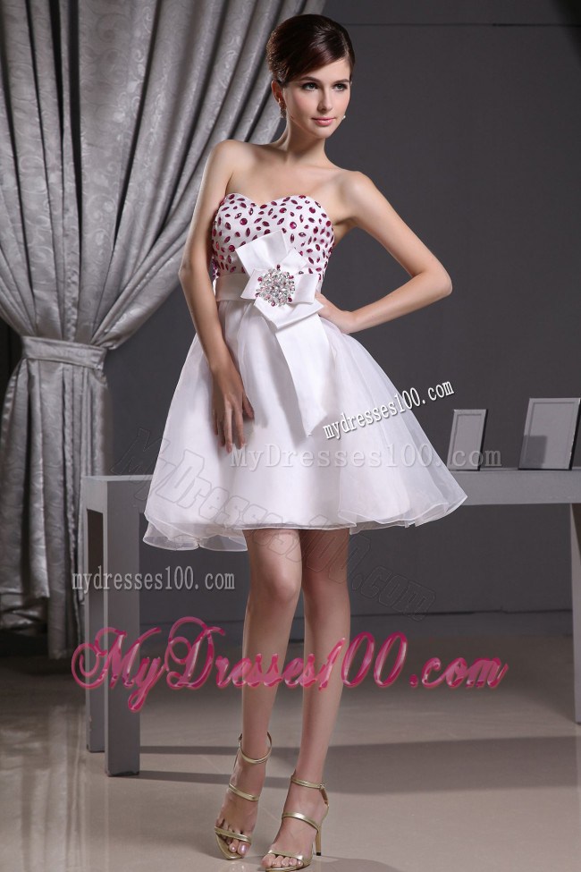 Beaded and Sash For 2013 Summer Princess Mini-length Party Dresses