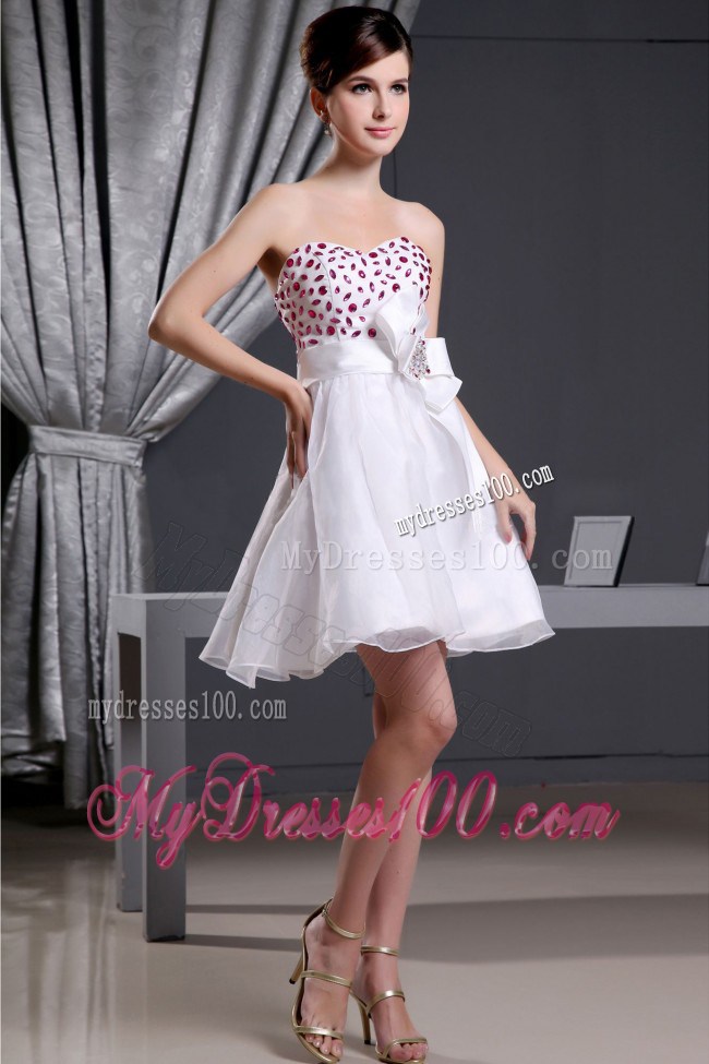 Beaded and Sash For 2013 Summer Princess Mini-length Party Dresses