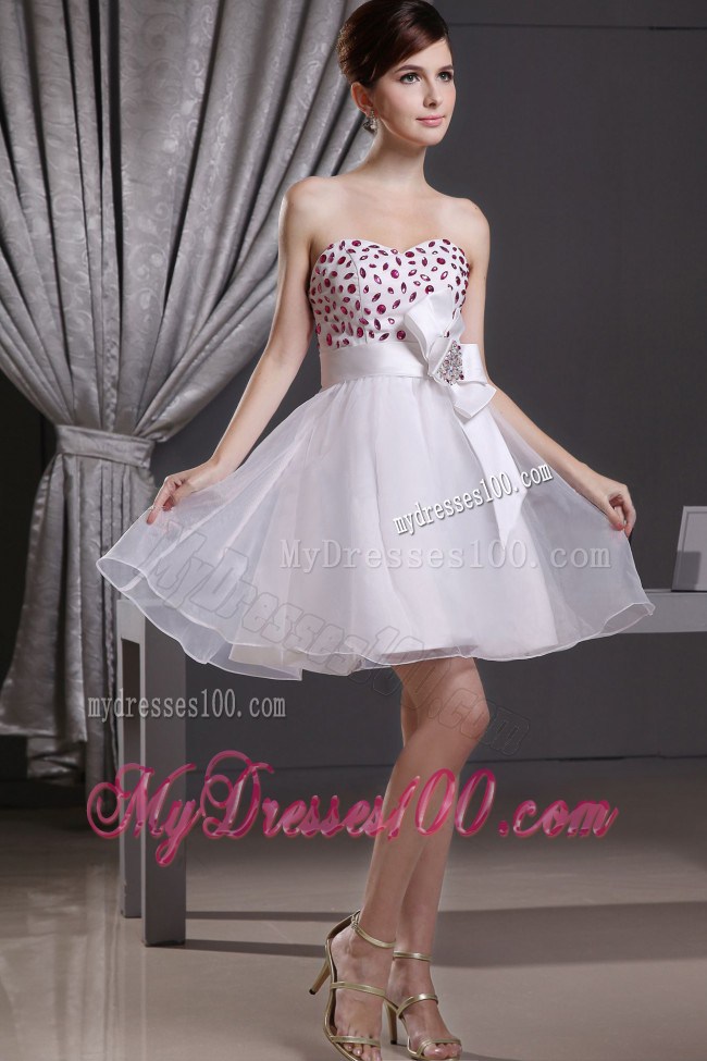 Beaded and Sash For 2013 Summer Princess Mini-length Party Dresses