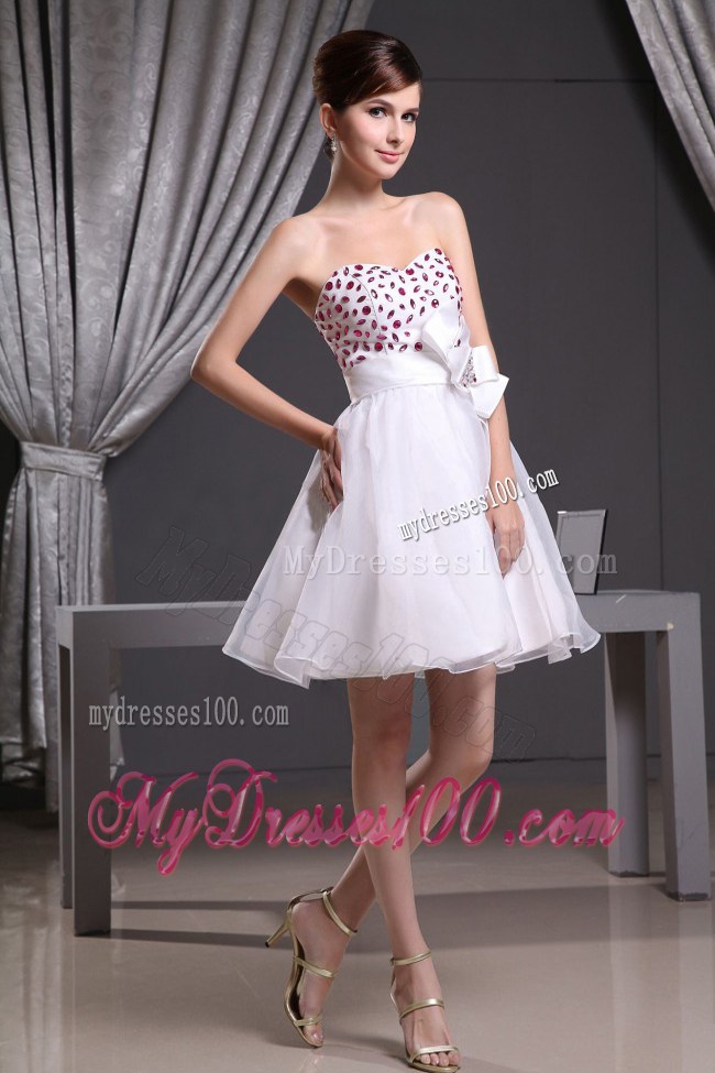 Beaded and Sash For 2013 Summer Princess Mini-length Party Dresses
