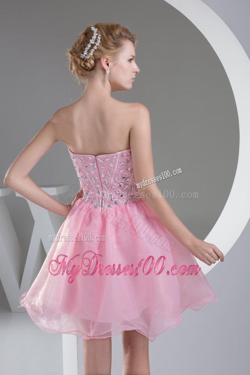 Lovely Sweetheart Beading Princess Short Prom Dress