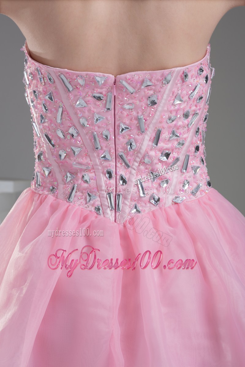 Lovely Sweetheart Beading Princess Short Prom Dress